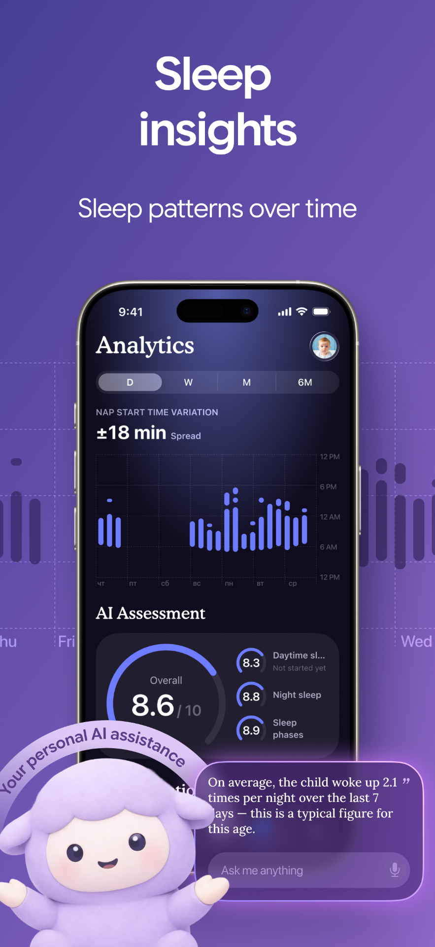Sleep insights with AI